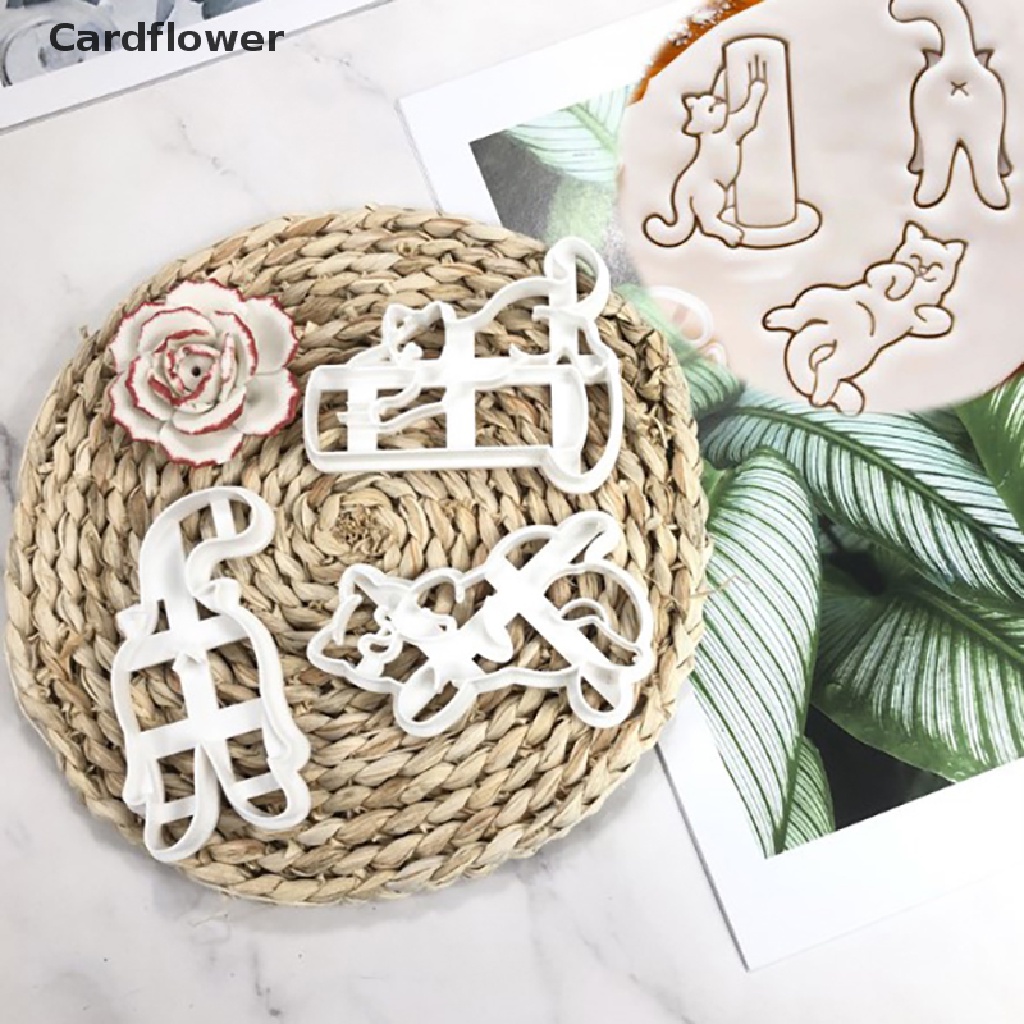 1 Khuôn Cắt Bánh Hình Mông Mèo 3D Bằng Nhựa