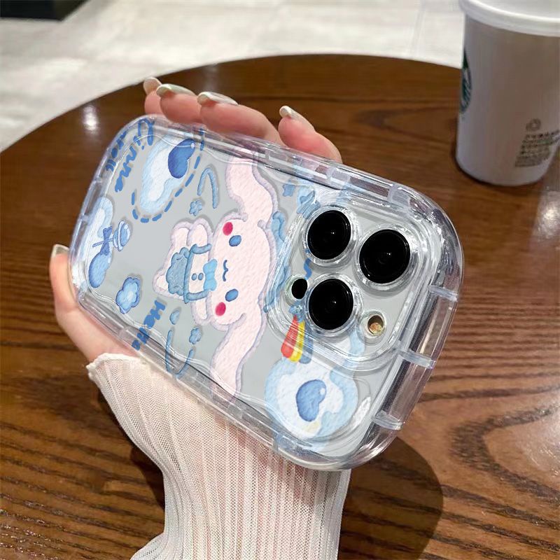 ✅Ốp Điện Thoại Mềm Trong Suốt Chống Sốc In Họa Tiết Hoạt Hình Cho Iphone 13 / 7 Xr Promax Xs 11 / / 12I 148P