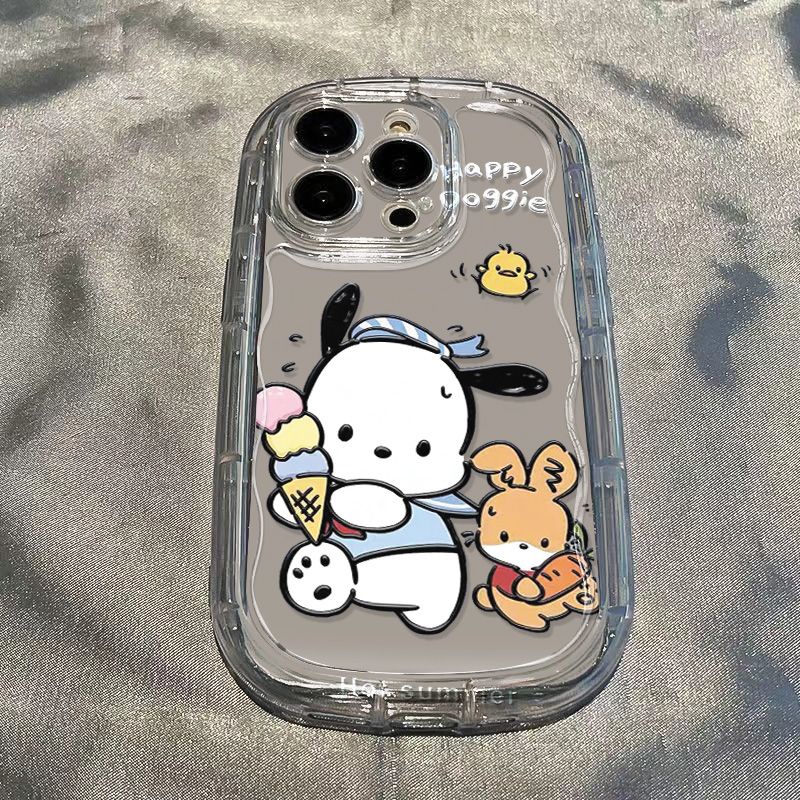 ✅Ốp Điện Thoại Mềm Trong Suốt Họa Tiết Kem / Cún promax 1312 / EHMF Cho Apple Iphone1411 7 Xr Xs 8p / promax