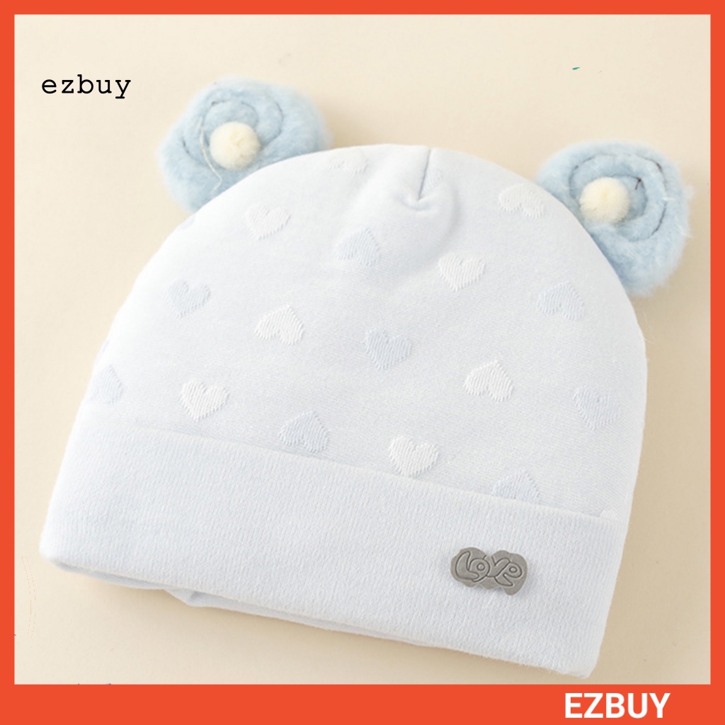 Mũ Cotton Dày Dặn Giữ Ấm Hình Hoạt Hình Cho Bé