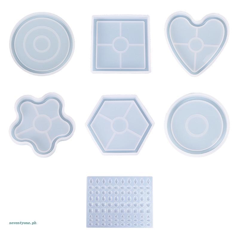 Khuôn Silicone Làm Đế Lót Ly Hình Tròn Tiện Dụng