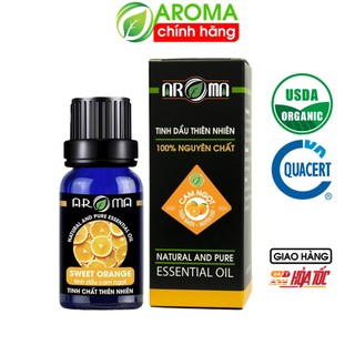 Tinh dầu Cam ngọt AROMA Orange Essential Oil, tinh dầu thơm phòng chăm sóc da, chăm sóc tóc