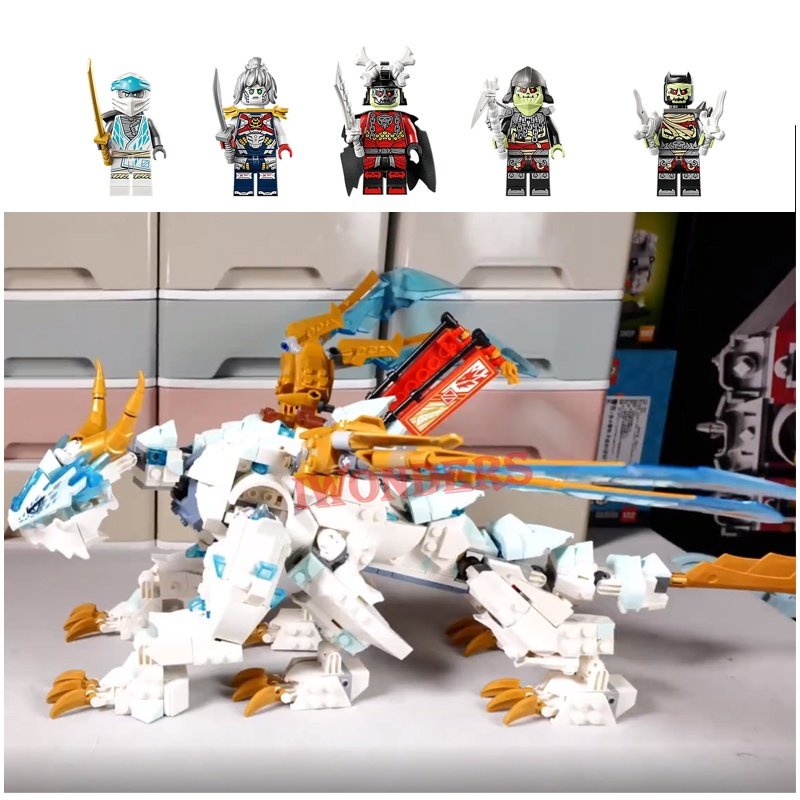 Mô Hình Đồ Chơi Nhân Vật Ninjago Lloyd Trong Phim Hoạt Hình "Titan Mech Zane 'S Ice Dragon"