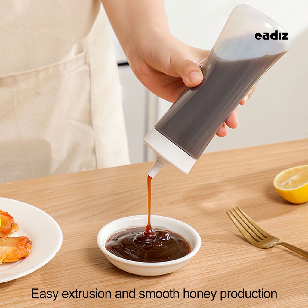 Bình Đựng Gia Vị Dạng Bóp 210 / 350ml Trong Suốt Chống Biến Dạng Tiện Dụng Cho Nhà Bếp