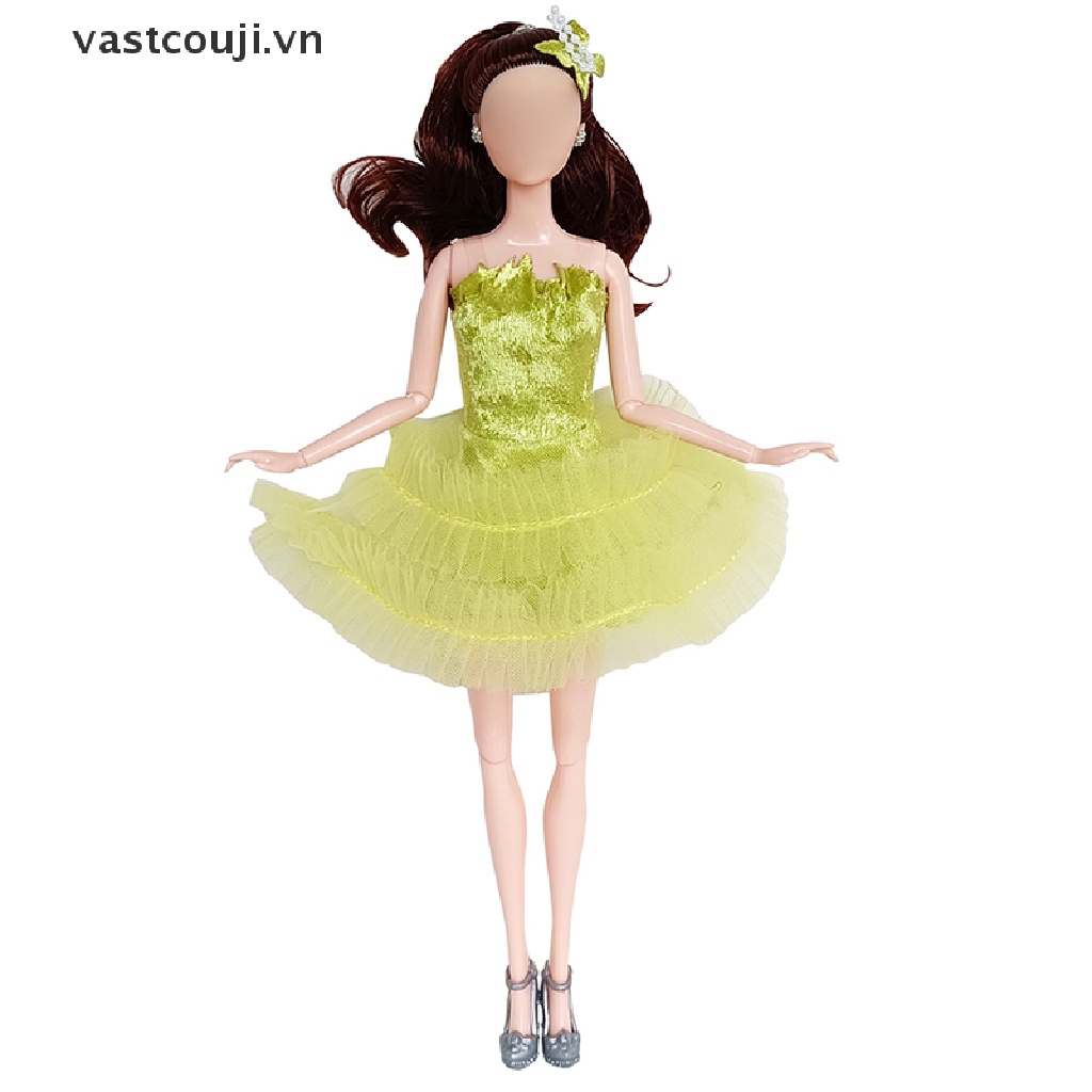 1 Bộ Đầm Thời Trang Xinh Xắn Dành Cho Búp Bê VASTJI 30CM