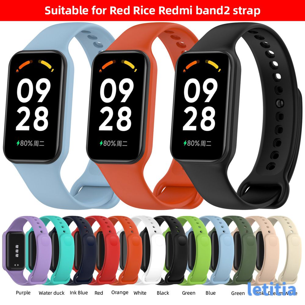Dây Đeo Silicon Cho Redmi Band2 Dây Đeo Đồng Hồ Thông Minh Dây Đeo Thay Thế [Letitia]