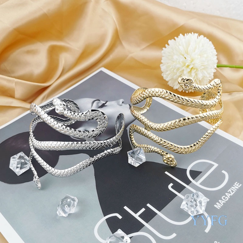 Yayuanfeng Bộ Vòng Đeo Tay Vòng Tròn Bằng Kim Loại Chéo Rỗng Kiểu Đường Phố Dùng Chụp Ảnh Đườ