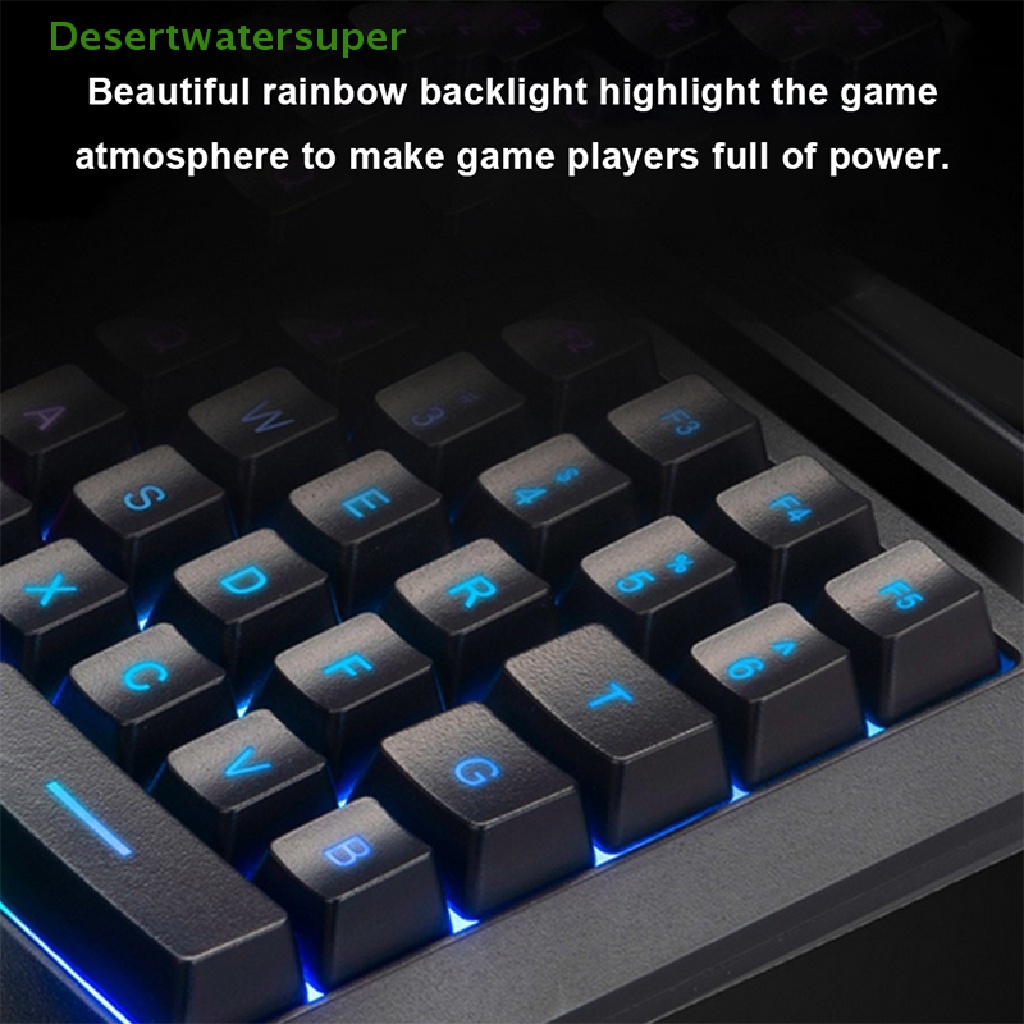 Bàn Phím Cơ Gaming Một Tay Cầm Nhỏ Gọn Có Đèn Nền RGB
