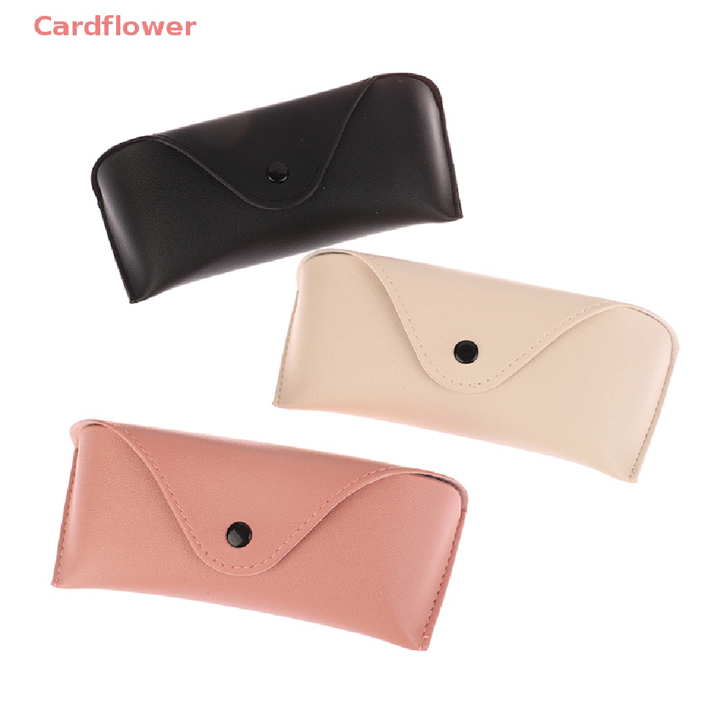 1 Túi Da Đựng Mắt Kính Màu Trơn Mới