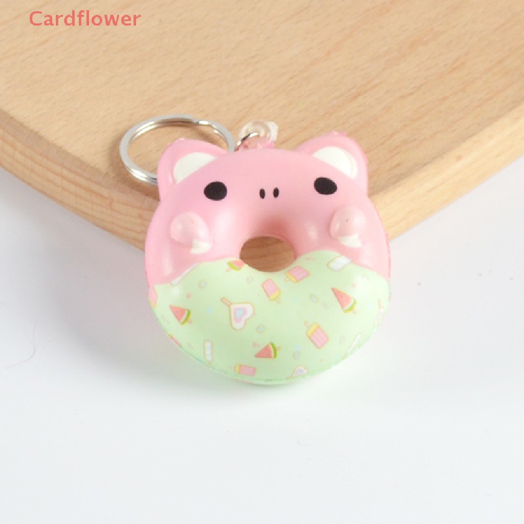 Đồ Chơi Móc Khóa Hình Bánh Donut Bóp Xả Stress Mới