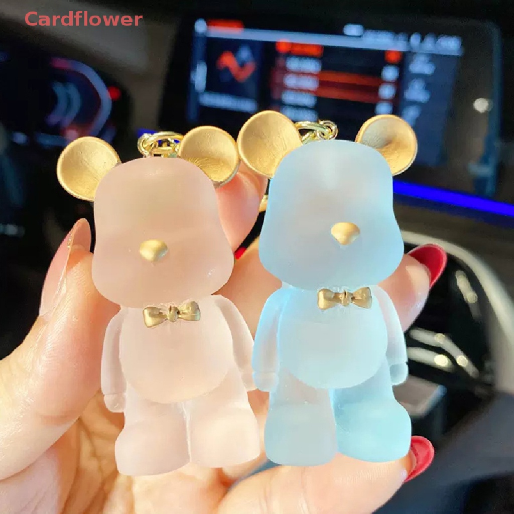 < Cardflower > Móc Khóa Resin Hình Động Vật Hoạt Hình Thời Trang Nữ Móc Khóa Xe Hơi Điện Thoại Trang Sức Quà Tặng