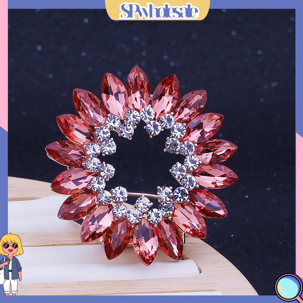 &lt;SPwholesale&gt; Khóa Cài Khăn Choàng Cổ Bằng Hợp Kim Nhiều Màu Sắc Thời Trang Dễ Phối