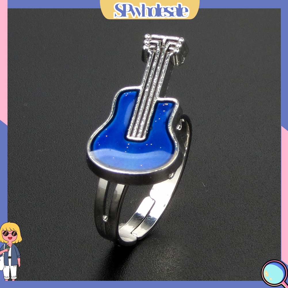 <SPwholesale> Nhẫn Hở Thay Đổi Màu Sắc Theo Nhiệt Độ Sáng Tạo Cho Nữ