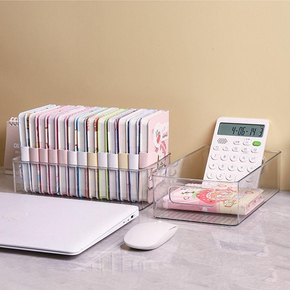 Hộp Nhựa Acrylic Đựng Thực Phẩm Để Bàn Màu Cầu Vồng Sắp Xếp Gọn Gàng