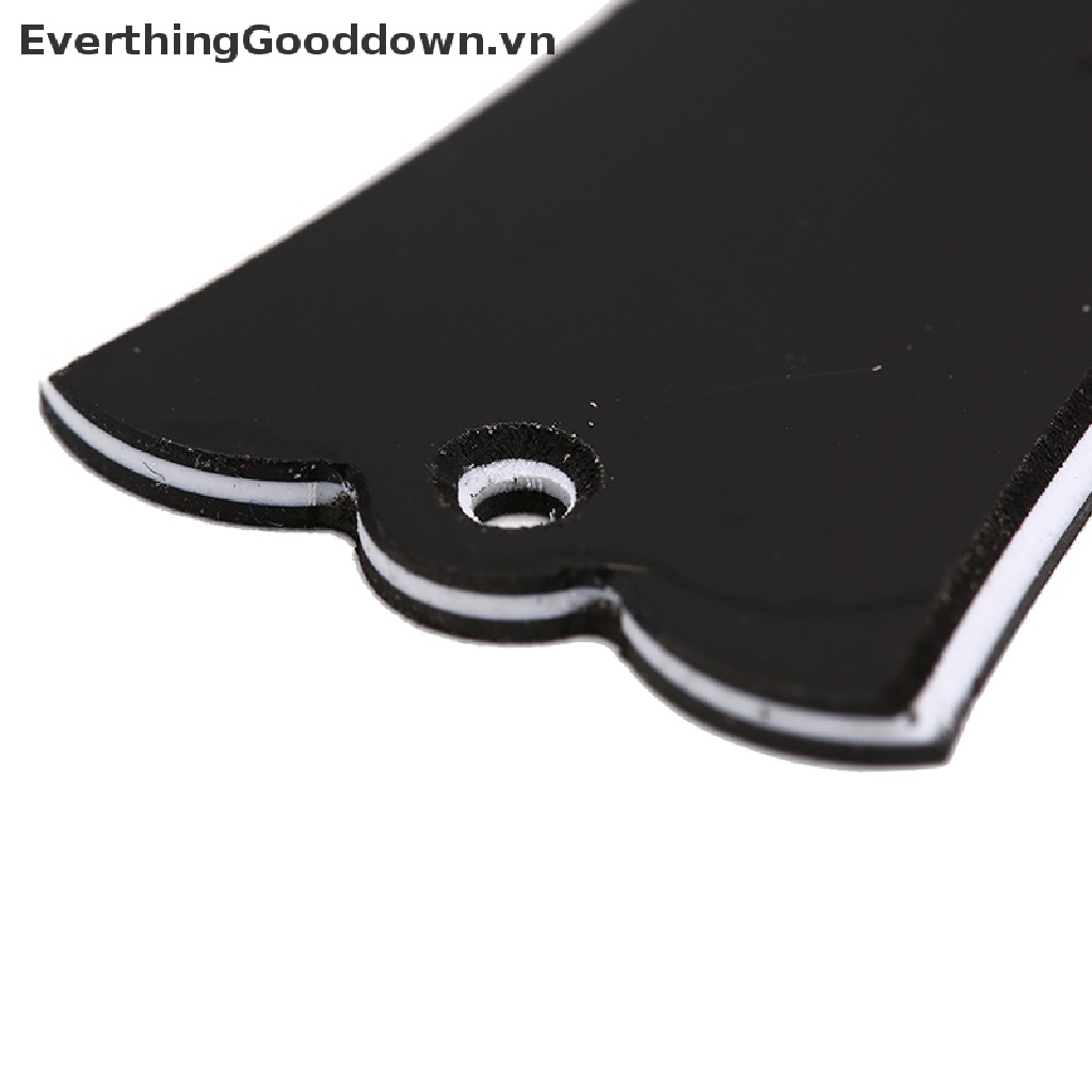Everthinggooddown Đĩa Bọc Cần Đàn Guitar 2 Lỗ Bằng PVC Màu Đen vn