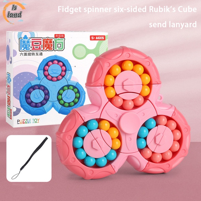 Đồ Chơi Khối Lập Phương Sáu Mặt Xoay Ma Thuật 2 Trong 1 Làm Quà Sinh Nhật Cho Bé