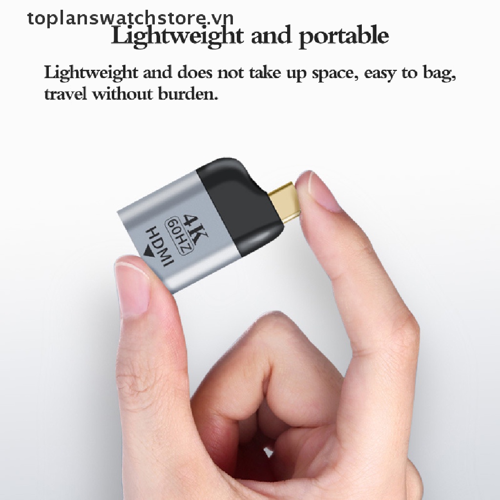 Đầu Chuyển Đổi 60Hz Type-C Sang HDMI 8K HD Video Tiện Dụng Cho Laptop Và Điện Thoại