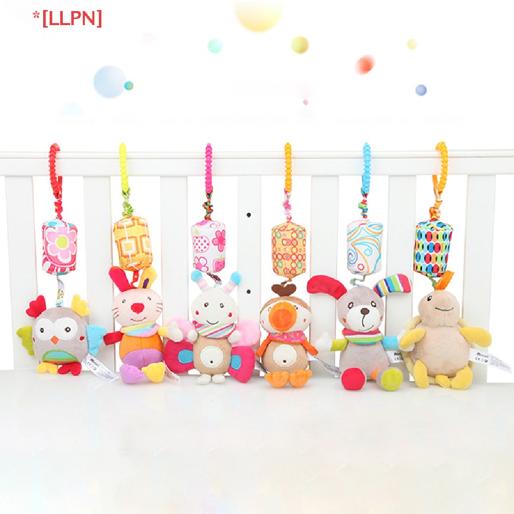 Đồ Chơi Nhồi Bông Hình Động Vật Hoạt Hình Treo Xe Đẩy Em Bé Sơ Sinh Chất Lượng Cao