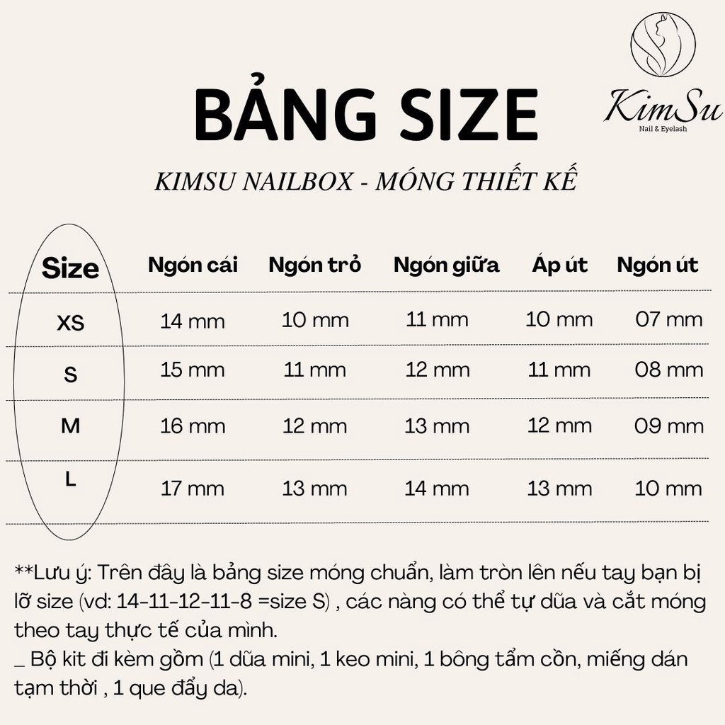 Nail Box móng úp thiết kế thủ công mắt mèo kẻ dạ đính nơ Kimsunailmi