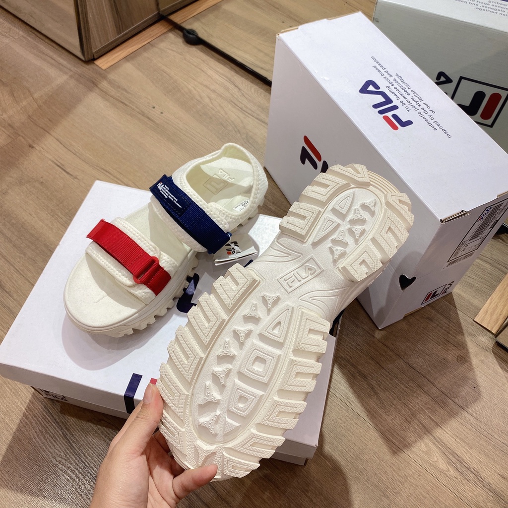 Giày Sandal F.I.L.A đế cao 3cm màu HOT HIT Best Seller - CODE: 1SM00734