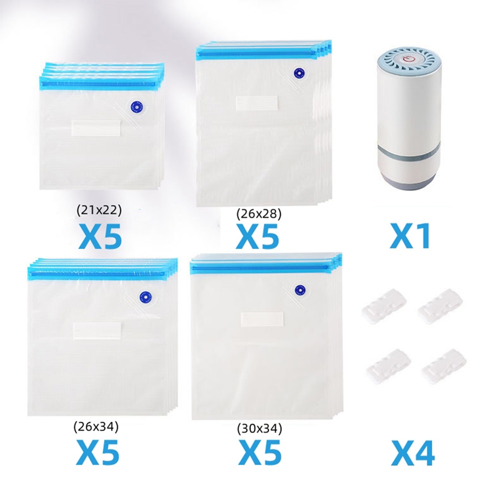 Máy Hút Chân Không Túi Nhựa Và Kim Loại 10.7x4.9cm 21x22cm