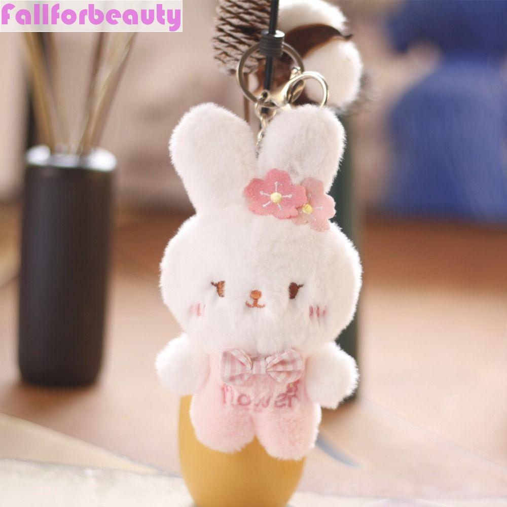 Móc Khóa Hình Thỏ Bằng Cotton PP Độc Đáo Dễ Thương Giá Đỡ