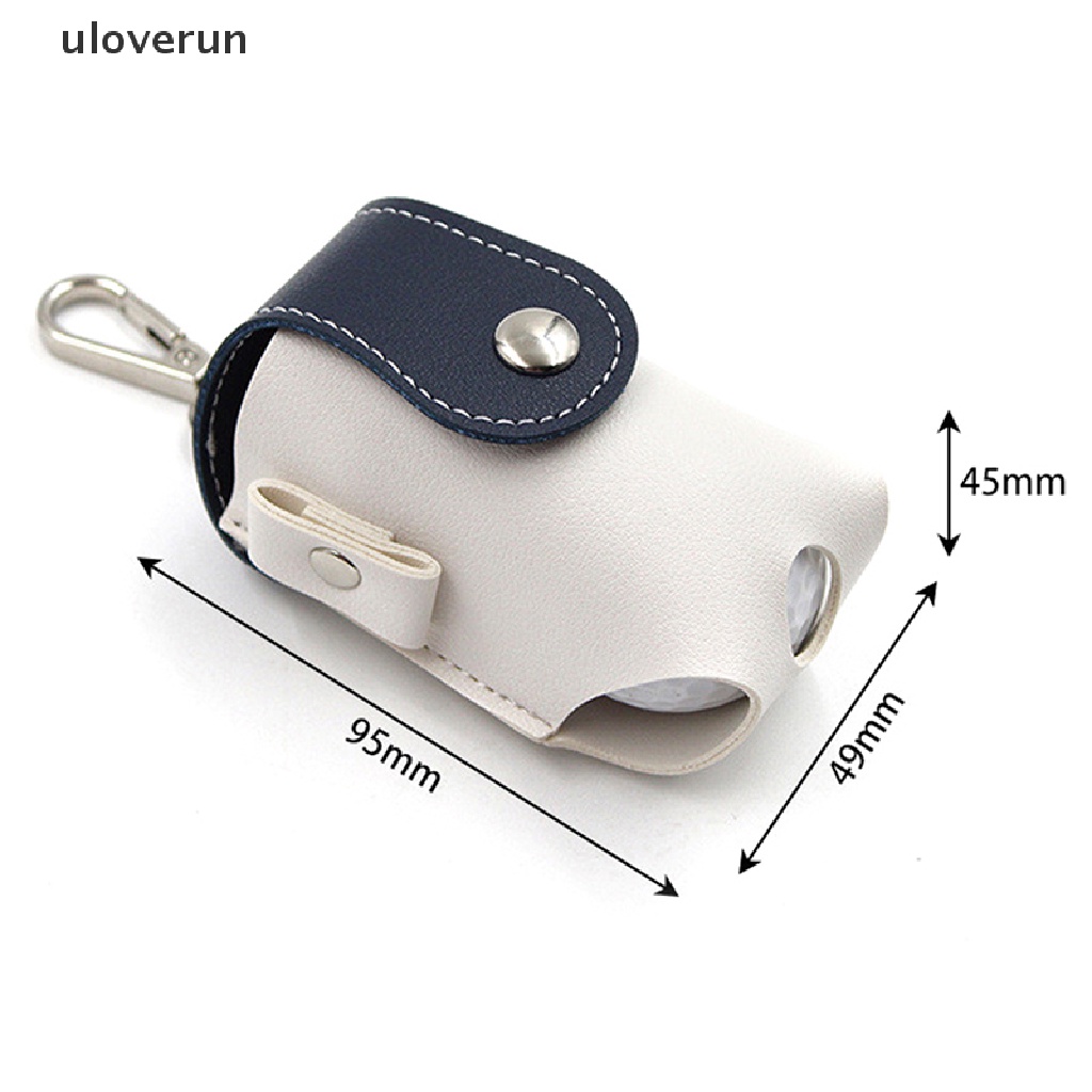 Uloverun Túi Da PU Đựng Bóng golf mini Màu Hồng Đeo Thắt Lưng Dùng Làm Quà Tặng