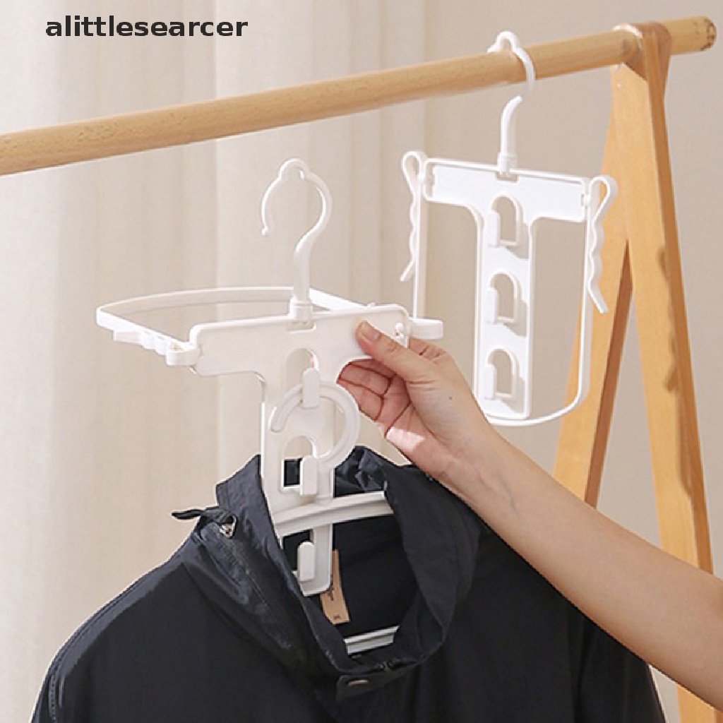 Móc Nhựa Treo Quần Áo Có Kẹp Xoay 360 Độ Tiện Dụng° Áo Hoodie Cổ Lọ Thời Trang Cá Tính