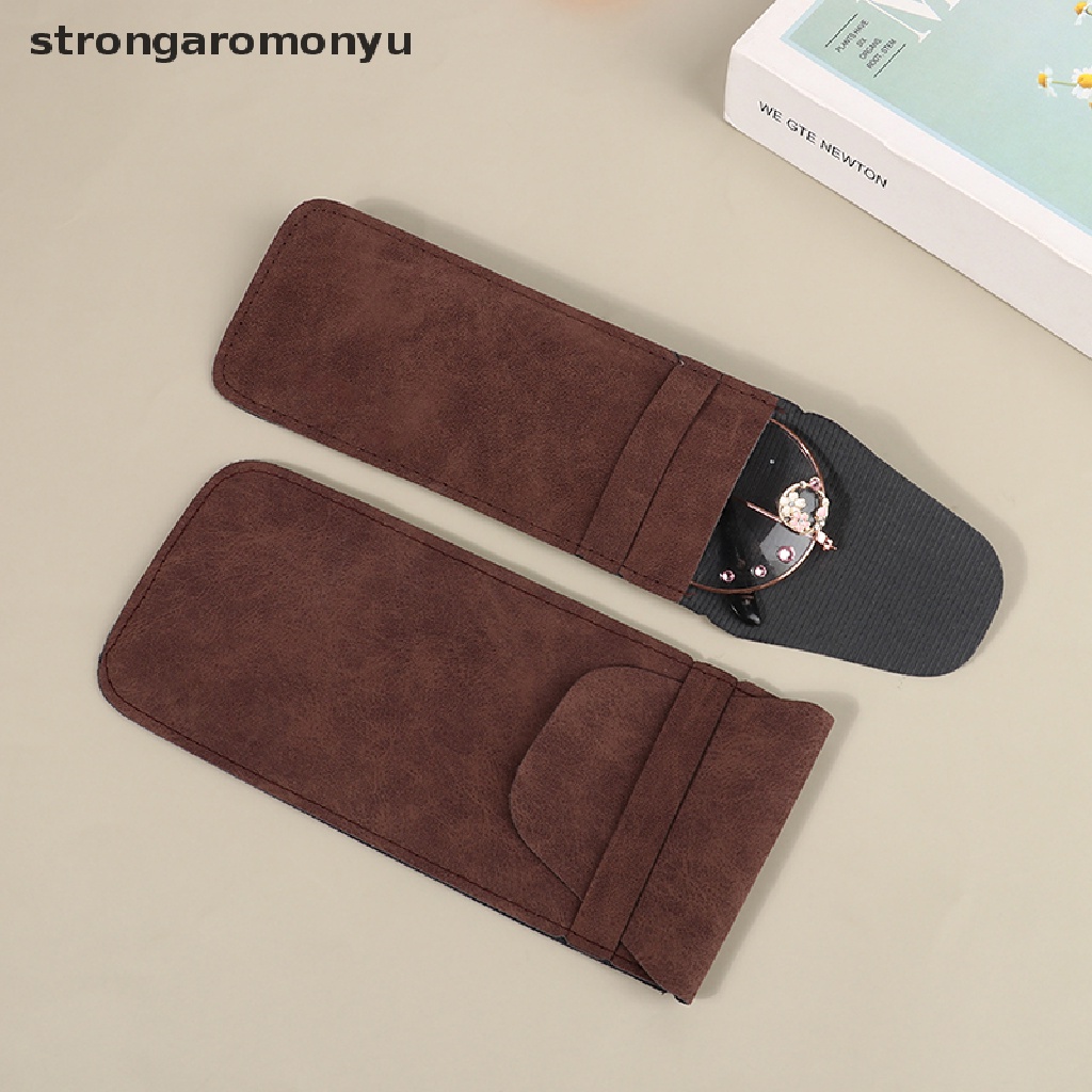 Túi Đựng Bút Mini Bằng Da PU Phong Cách Vintage Dành Cho Nam Nữ