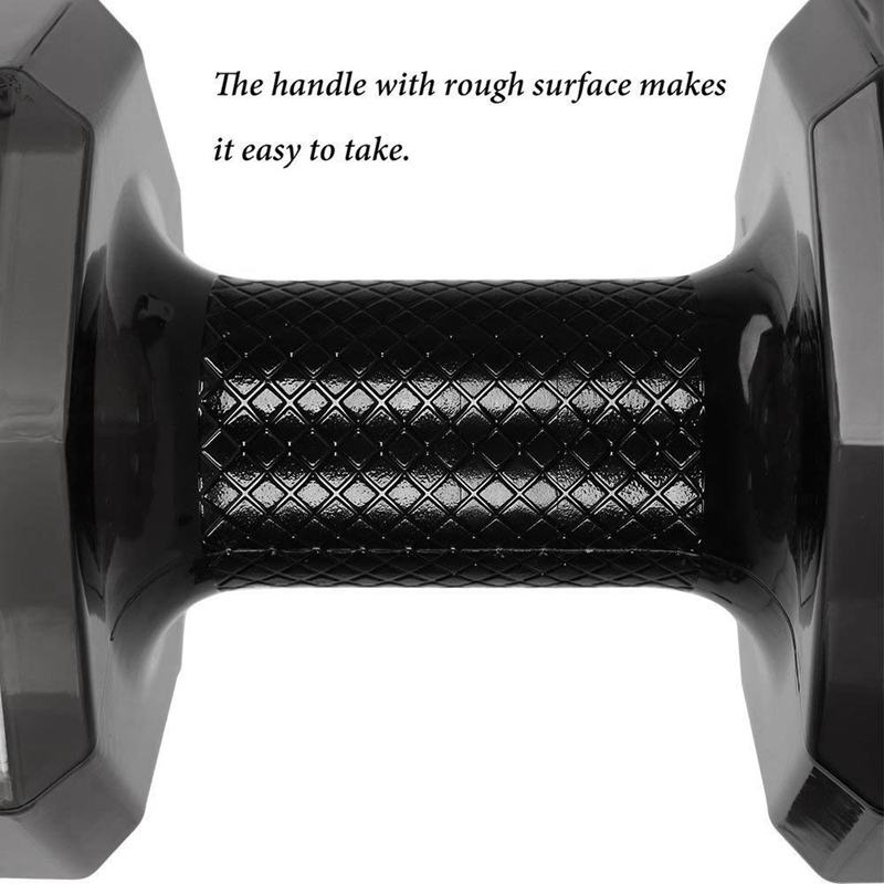 75 Oz ( 2,2 L) Bình nước hình quả tạ Dung tích lớn BPA Free Flip Top Nắp chống rò rỉ (black)