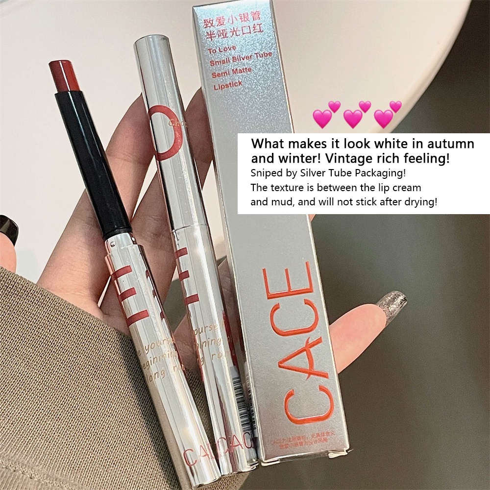 Thỏi Bạc Nhỏ Son Môi Velvet Mờ Lâu Trôi Chống Dính Cốc Son Môi Sinh Viên Son Môi Giá Rẻ JULYSTAR