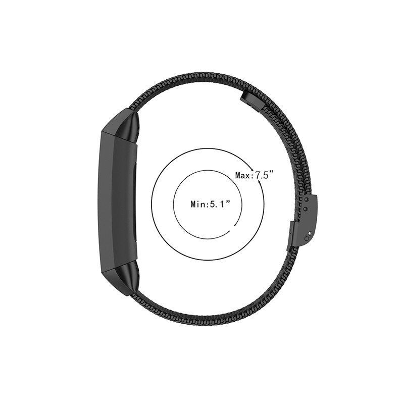 Dây Đeo Inox Milan Cho Đồng Hồ Thông Minh Fitbit Charge 3 4 SE 2