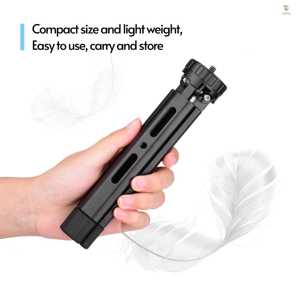 Giá Đỡ Ba Chân Gập Được Bằng Hợp Kim Nhôm Với Chức Năng Gắn Vít 1 / 4 Cho Máy Ảnh DSLR / Điện Thoại Thông Minh / Đèn LED Ổn Định Max Tải Trọng 15KG 15KG Chất Lượng Cao