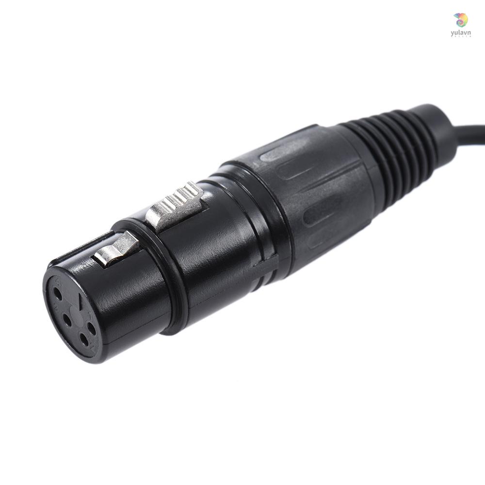 Dây Cáp Nguồn Andoer D-Tap Male Sang XLR 4-Pin Female Cho Máy Quay Phim