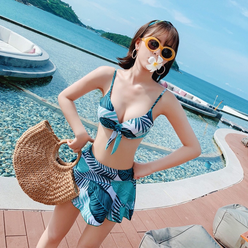 Bộ Đồ Bơi Ba Mảnh Ôm Dáng Nhiều Kiểu Dáng Tùy Chọn Thời Trang Mùa Xuân Cho Nữ One