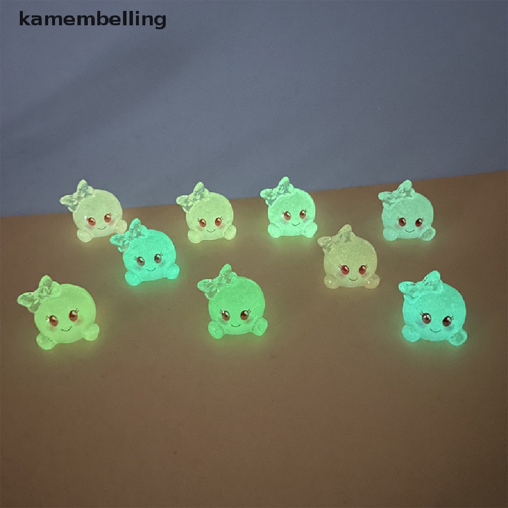 Set 10 Bong Bóng Hoạt Hình Mini Phát Quang Làm Trang Sức Thủ Công DIY
