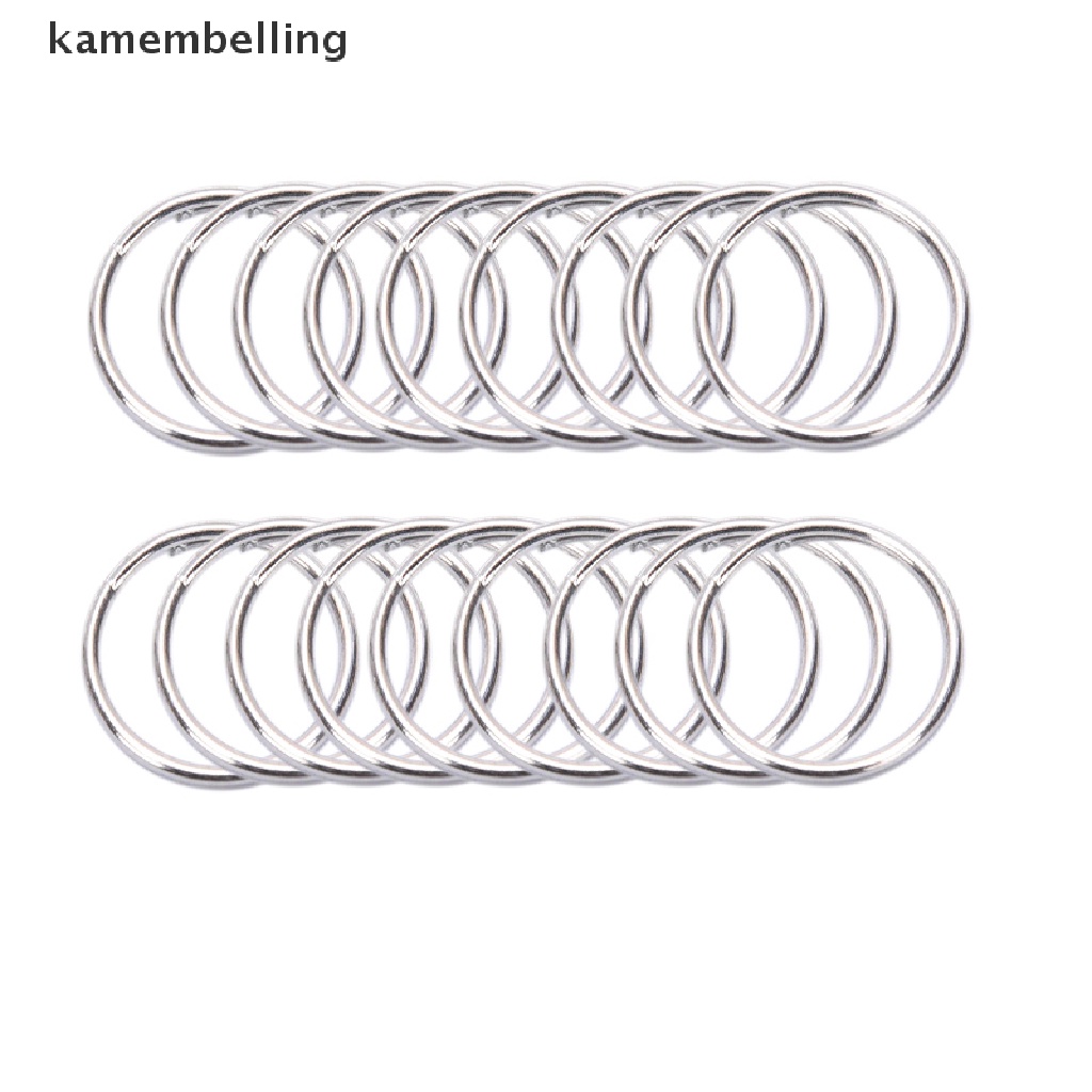 Kamembelling Set 50 Móc Kẹp Tôm Hùm Bằng Kim Loại Dùng Làm Đồ Trang Sức Thủ Công DIY
