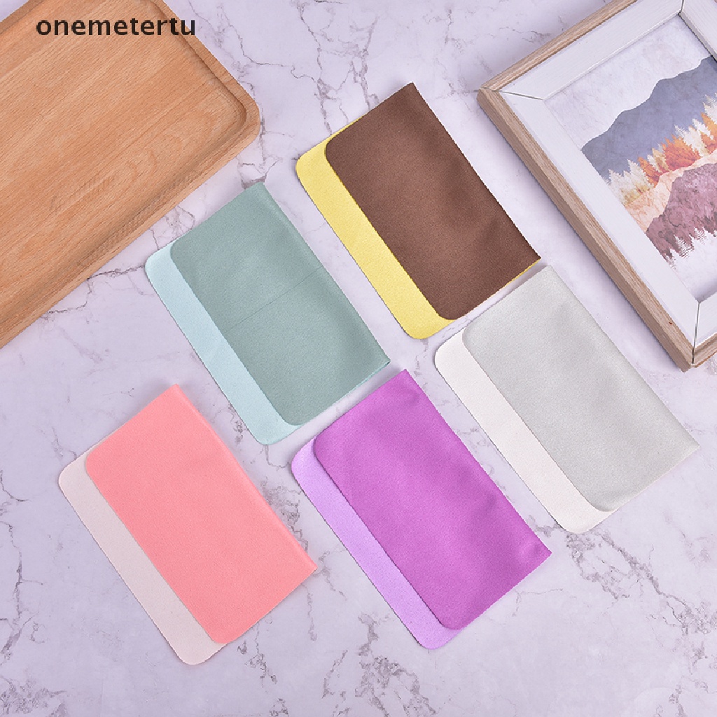 1 Khăn Lau Kính Sợi Nhỏ Cho Điện Thoại / Ống Kính Máy Ảnh