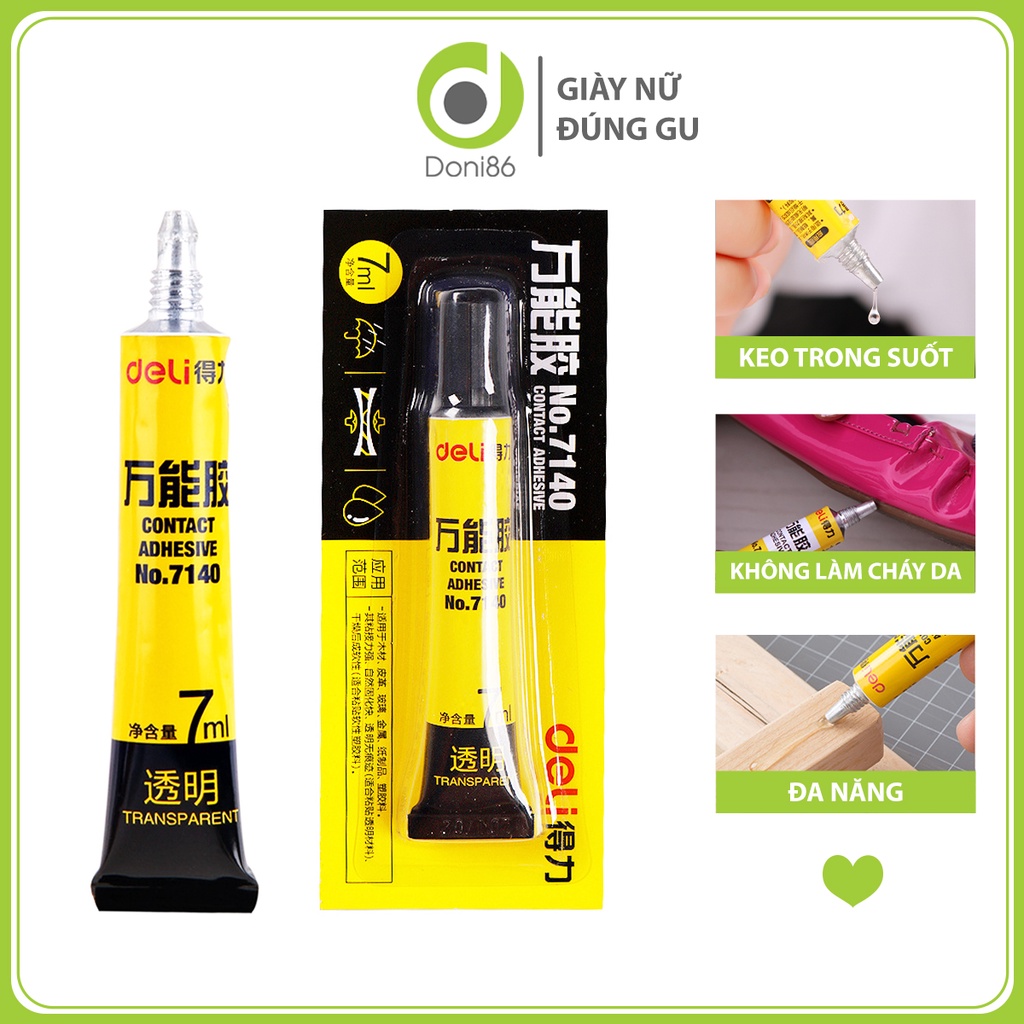 Keo dán giày mùi hương dễ chịu, an toàn cho da tay, sức khỏe, chất keo bền chặt - Doni - DOPK355