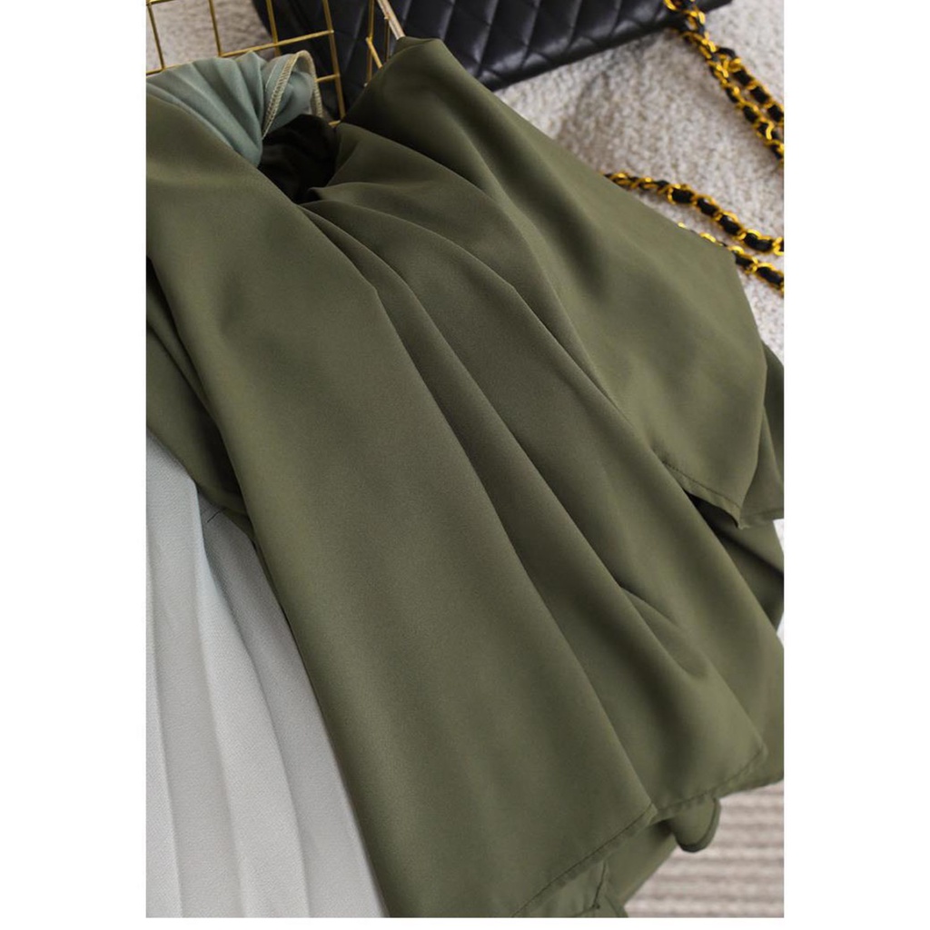 Đầm váy midi xếp li xanh ombre Xiny  D2023