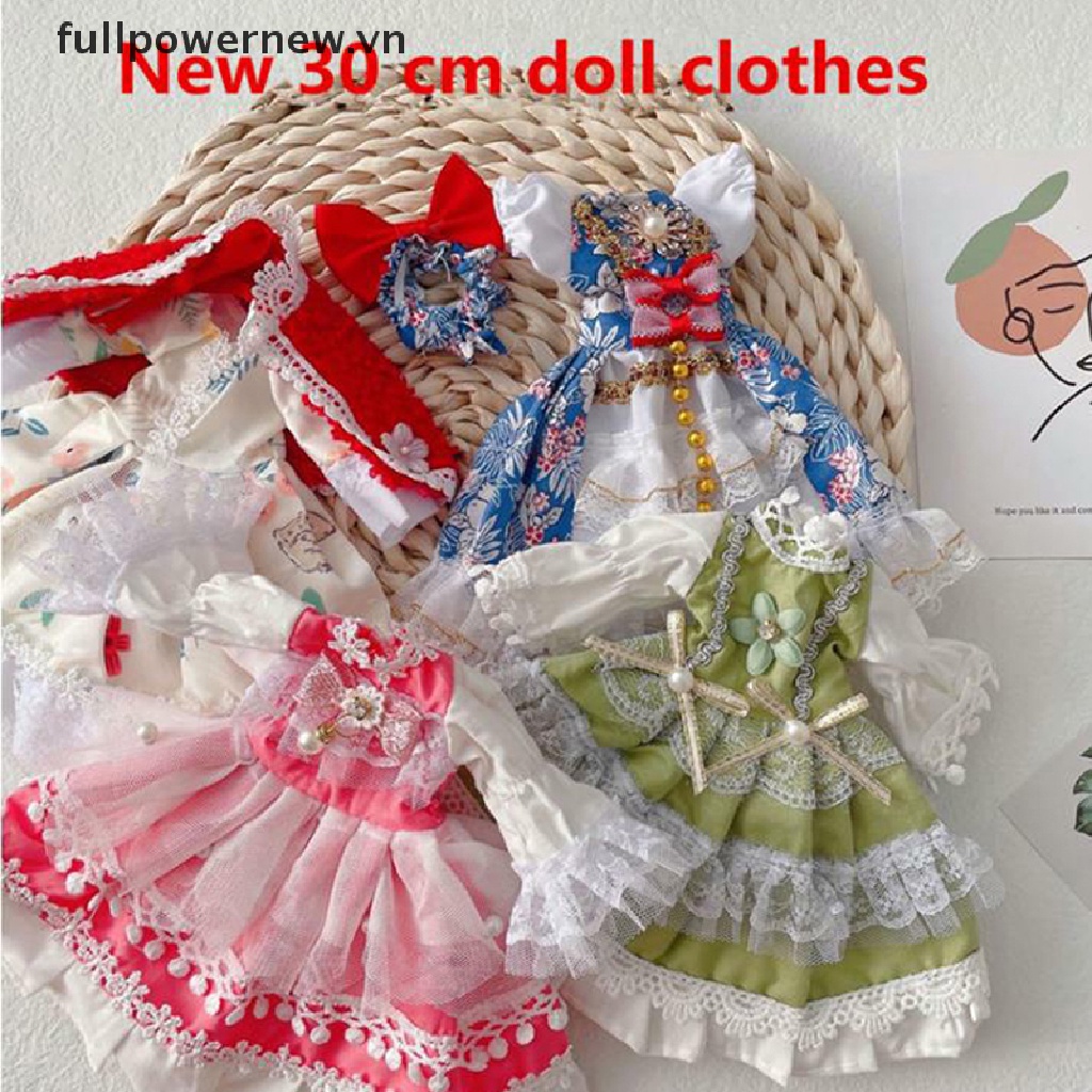 Đầm Công Chúa Thời Trang Cho Búp Bê 1 / 6 30cm