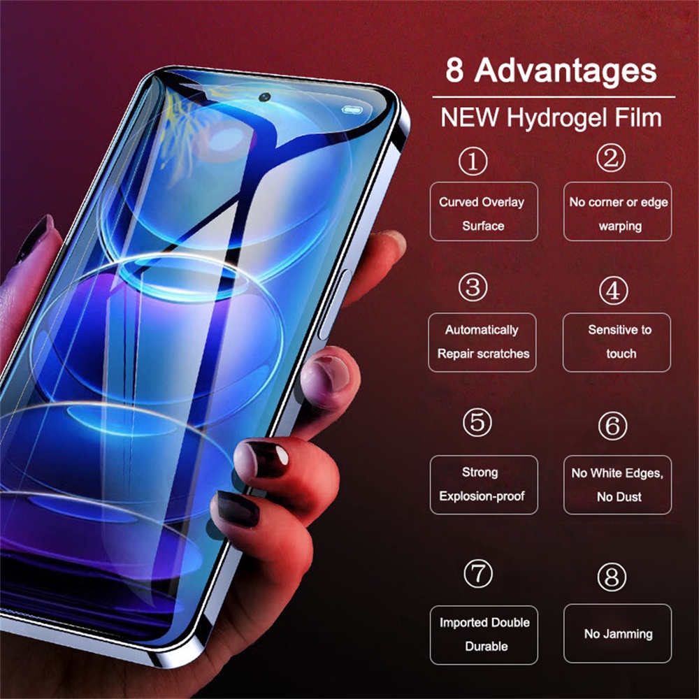 Miếng Dán PPF Hydrogel Mềm Trong Suốt Bảo Vệ Màn Hình Cho Xiaomi Mi Redmi Note 12 11 Pro 12S 11S