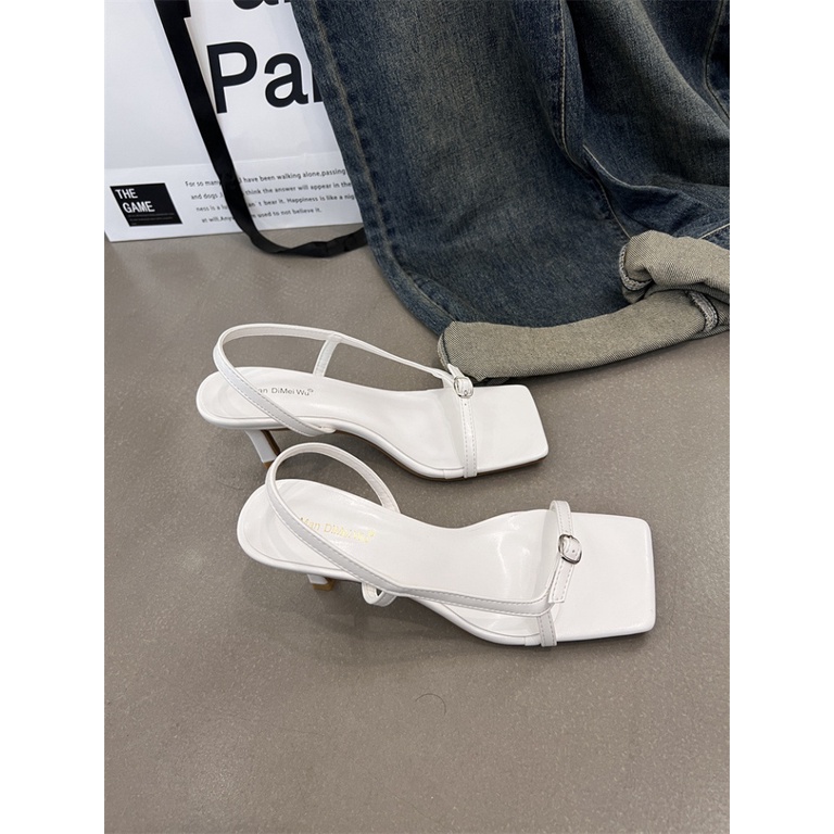 Sandal Cao Gót Hở Ngón Thiết Kế Mới Thời Trang Dành Cho Mùa Hè Năm 2023