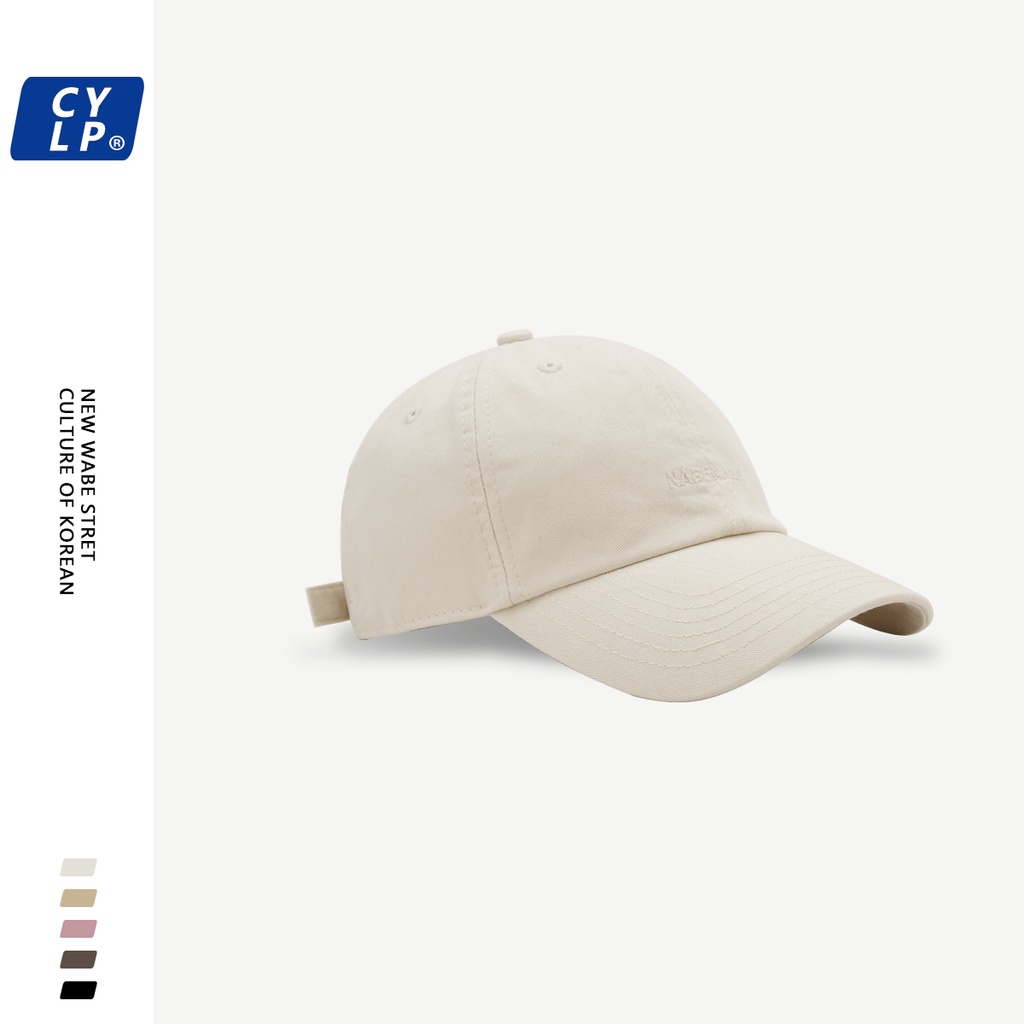 Mũ Lưỡi Trai Mềm Thêu Chữ Đơn Giản Thời Trang Hàn Quốc Chất Lượng Cao