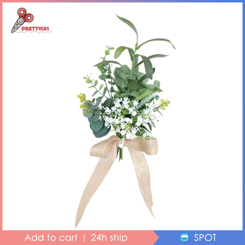 1 [Prettyia1] Ghế Hoa Sau Cầu Thang Trang Trí Đám Cưới Vòm