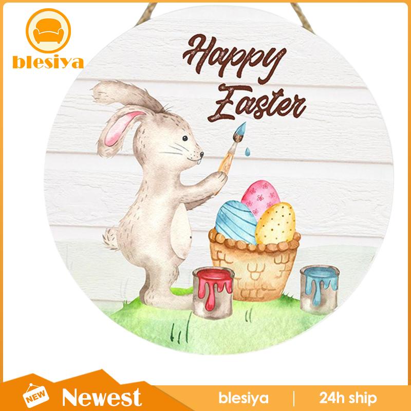 [Blesiya] Móc Treo Cửa Họa Tiết Thỏ Phục Sinh Trang Trí Nhà Cửa