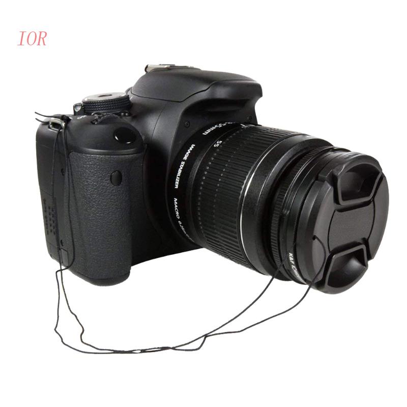 Nắp Đậy Ống Kính Trước Chống Bụi Chống Thất Lạc Kèm Dây Đeo Cho Pentax DSLR