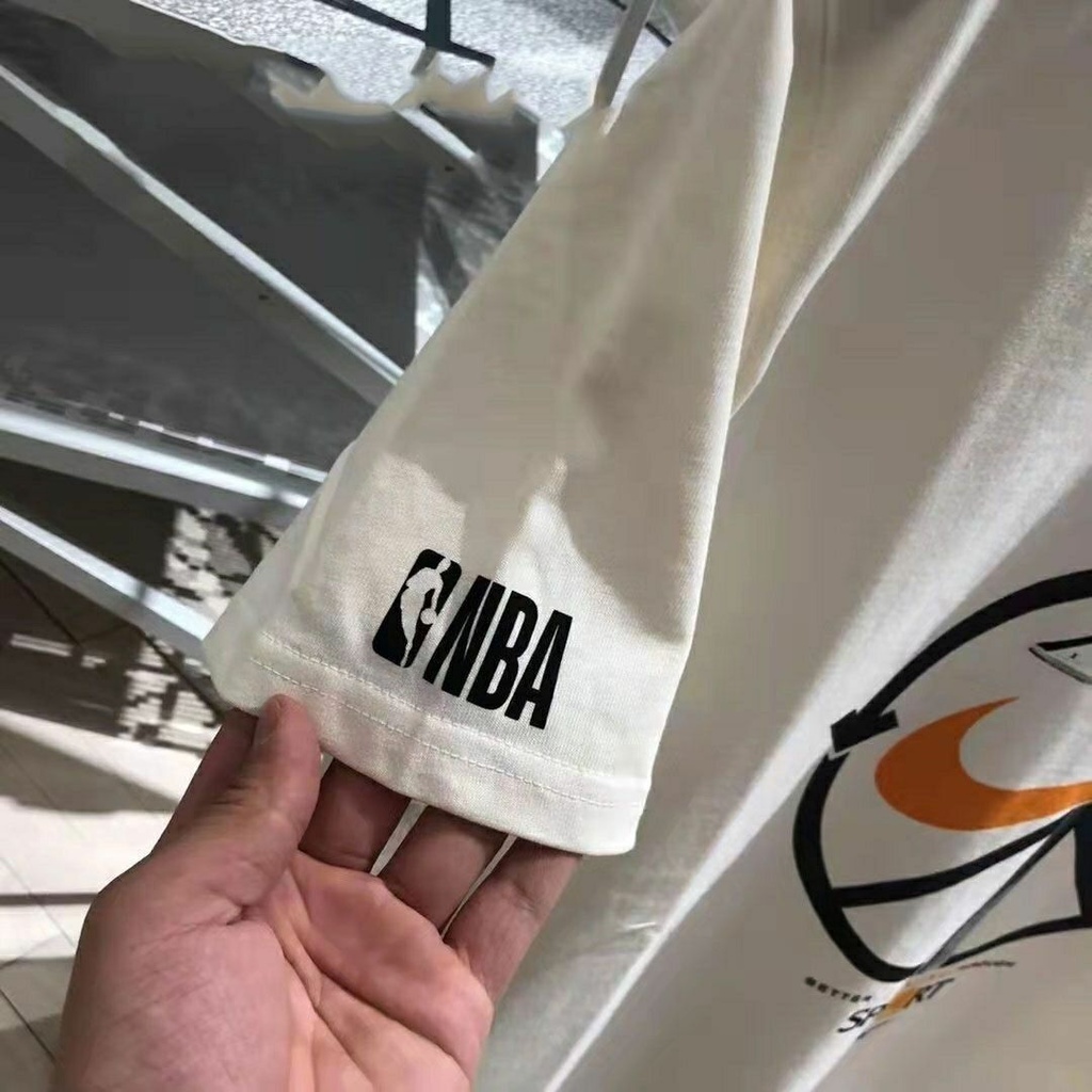 Áo Thun 100% Chính Hãng Nike NBA Dáng Suông Thoải Mái Thời Trang Cho Nam