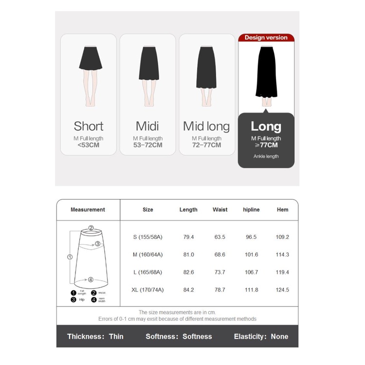 Chân váy GIORDANO 05463315 trọng lượng nhẹ xẻ tà trước eo thun cho nữ