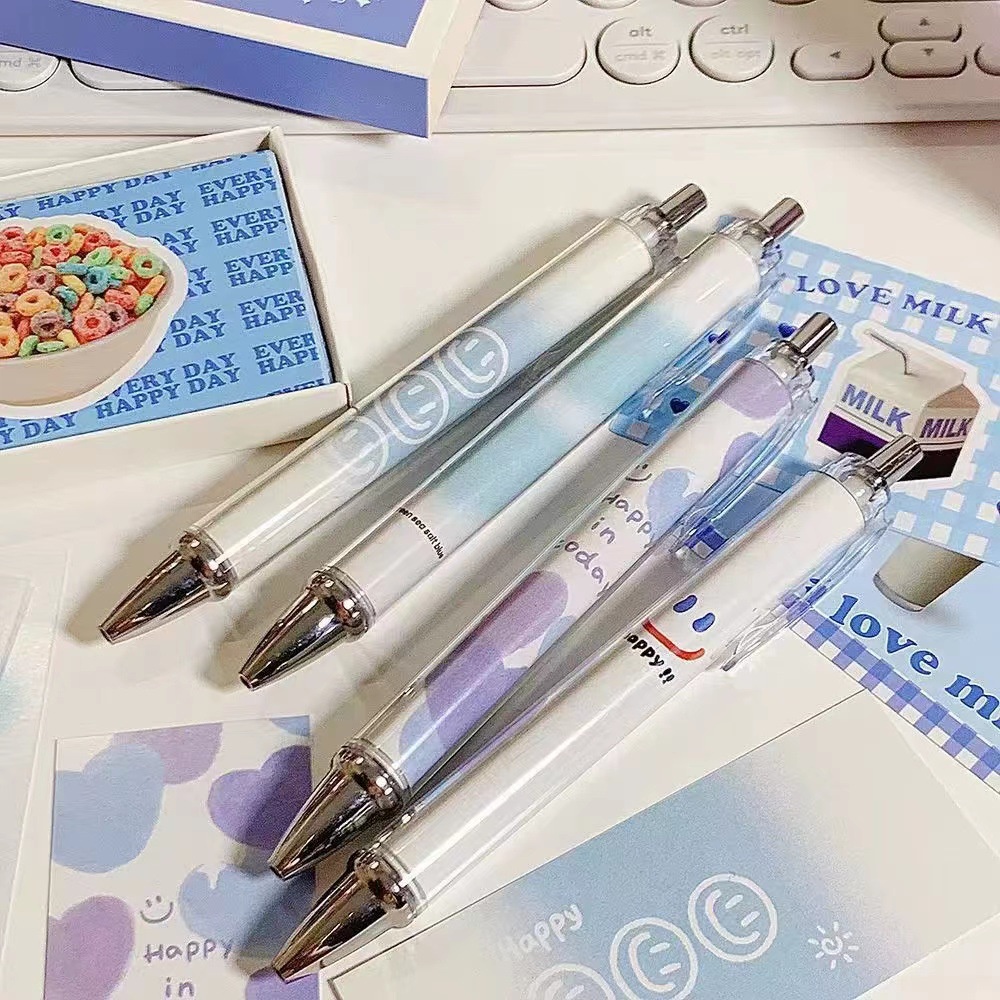 【1 PC】Bút Gel Mực Đen Ngòi 0.5MM Kiểu Dáng Dễ Thương